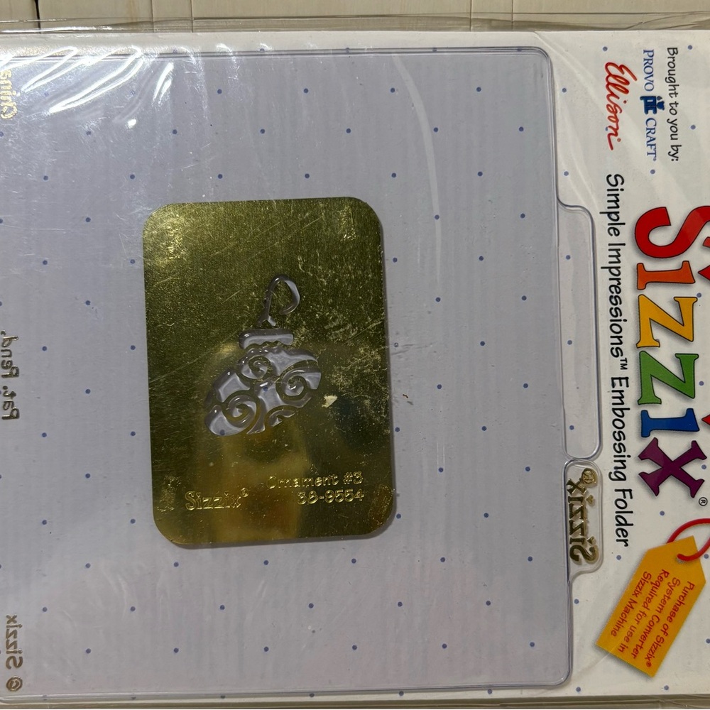 Sizzix Ornament Embossing Folder